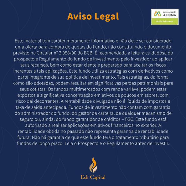 Esh Prospera FIA se destaca em comparativo de Performance de Fundos de Investimentos em Ações